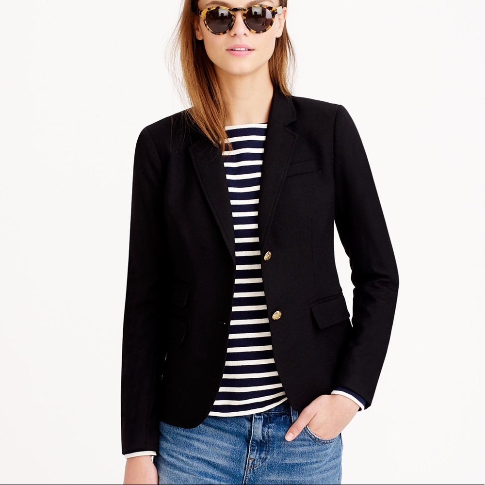 J. Crew Schoolboy Blazer - Black. New with tags